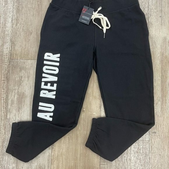 N:Philanthropy Au Revoir Black Small Sweatshirt & Jogger Set nwt - Picture 4 of 8